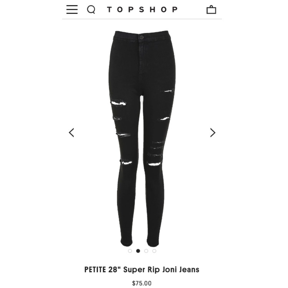 Topshop ripped jeans!!